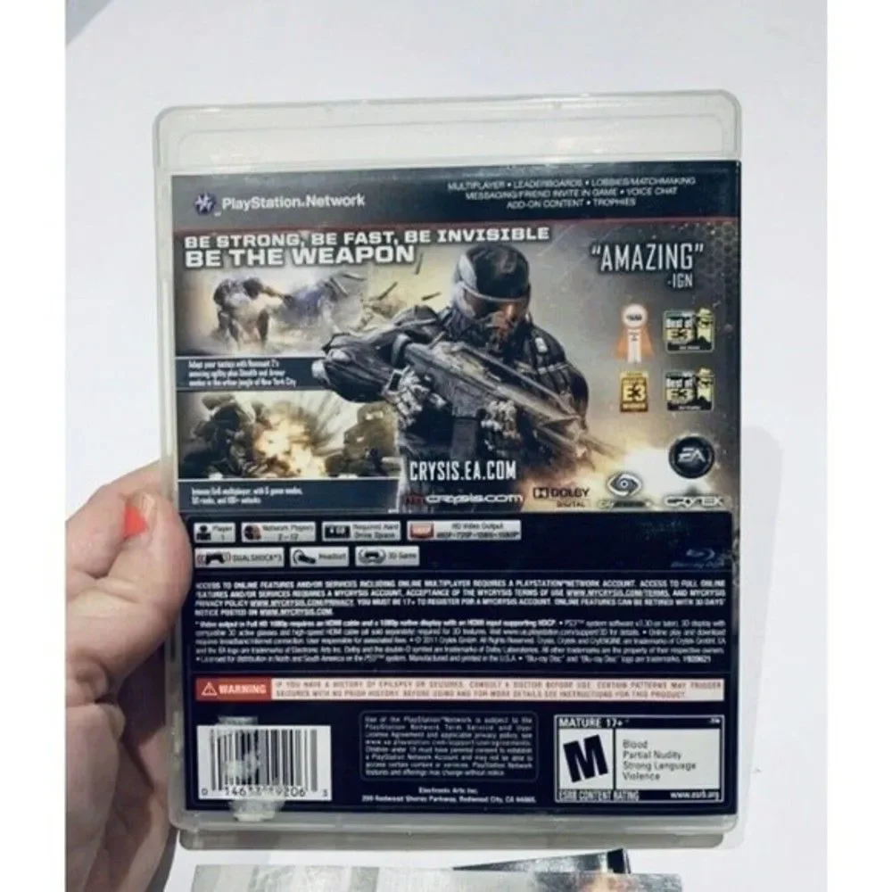 BCD Game Crysis 2 ps3 PlayStation 3‎ Video Action Mature Complete